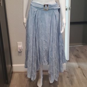 Zara plaid long skirt